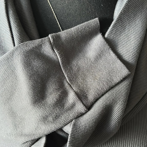 Gray Cowl Neck Dress - Picture 3 of 4